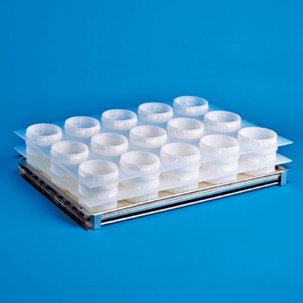 Suport multiforme branza cu tava de scurgere 15 matrite (ø10.5 H7cm)