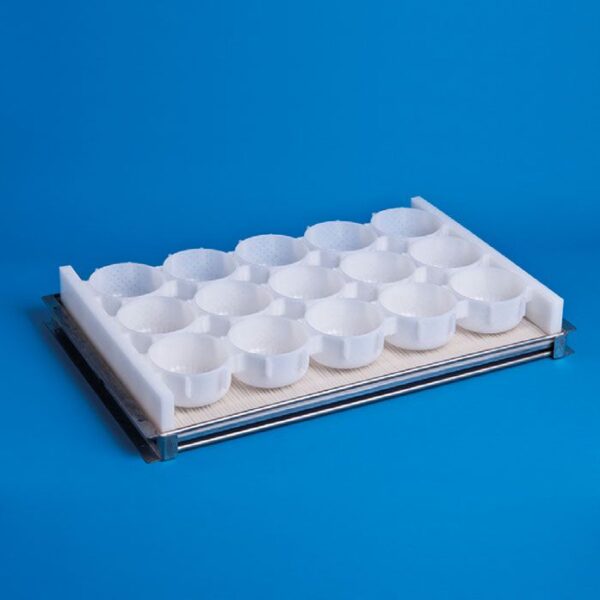 Suport multiforme branza cu tava de scurgere 15 matrite (ø12 H6.5cm)