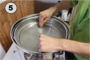 Pasul 5 -Echipament fabricare bere Frutty 30L