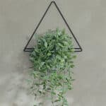 Suport perete flori metalic triunghi - imagine 2