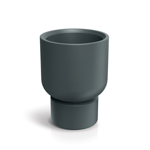 Ghiveci Ethick MOLTA Square Round Midl (grafit)