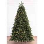 Brad artificial de Craciun Bogota cu LED 180 cm suport metalic