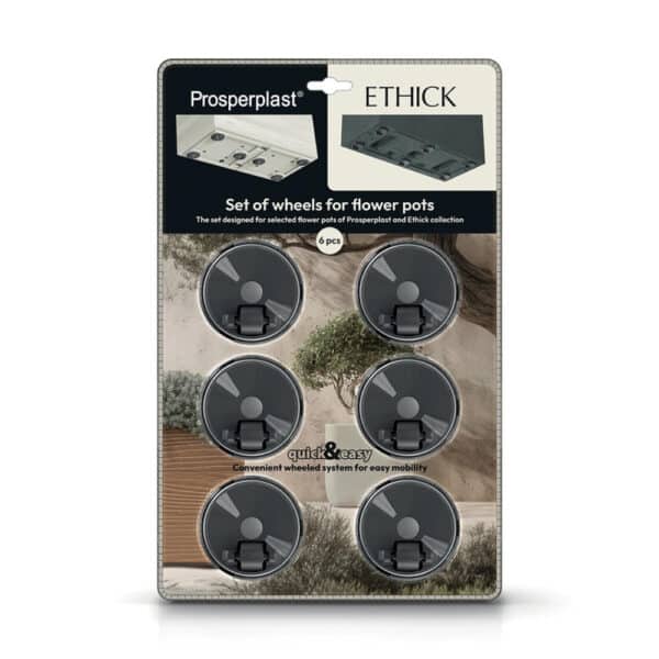 Set 6 roti pentru ghivece – rotative 360°