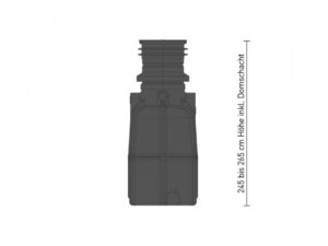 Rezervor subteran ingust colectare apa pluviala 3000 L-1792