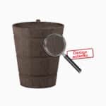 Rezervor Rustico 275 litri (maro inchis)