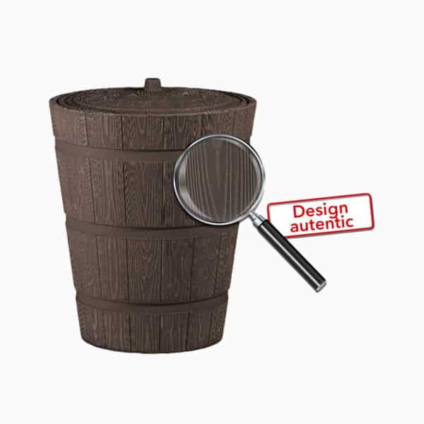 Rezervor Rustico 275 litri (maro inchis)