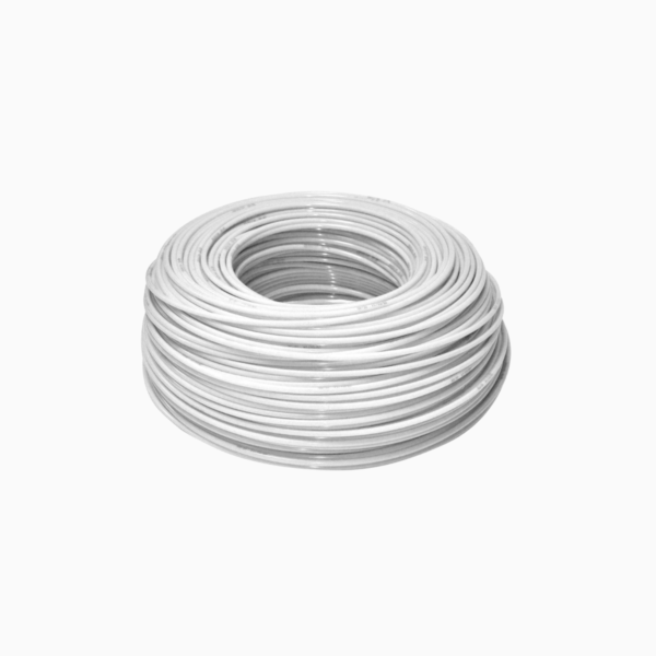 Furtun flexibil polietilena 1/4″ (6 mm) alb